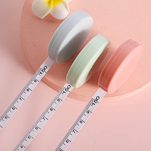 TAPE mjera meka mjerna traka - 2 pakovanje 60-inča / 150cm - premium mekana mjera mjera za mjerenje za tijelo, tkanina, zanat i mjerenje šivanja