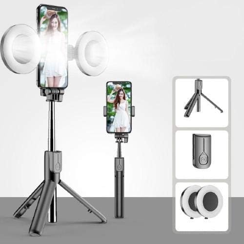 Boxwave stalak i nosač kompatibilni sa ZTE oštricom L9-RingLight SelfiePod, Selfie Stick produžna ruka sa prstenastim svjetlom za ZTE Blade L9-Jet Black