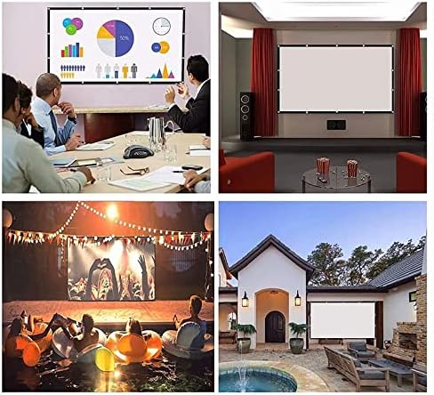 2023 Zaslon projektora HD Projekcijski filmovi zaslon protiv nabora Sklopivi prenosni ekran za film za