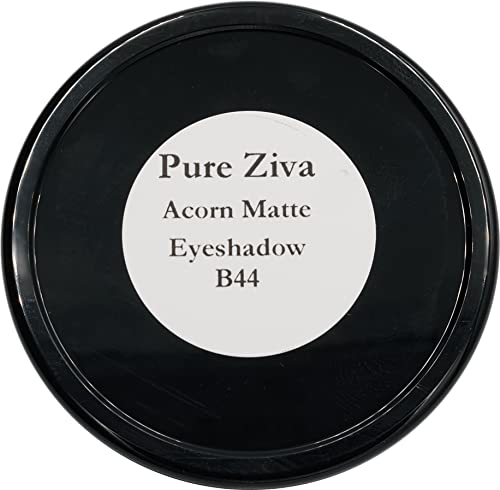 Pure Ziva ♭ Acorn mat Mauve Brown Presed Powder Single Vegan sjenilo; Talc, Paraben & amp;