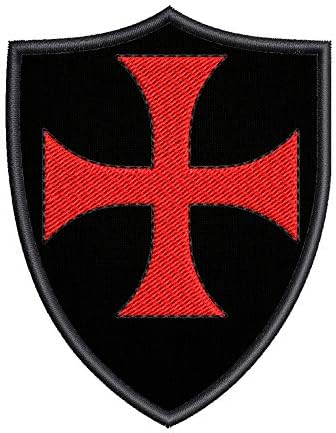 Knight Templar Crest grb vezeni premium patch DIY Iron-on ili šiva ukrasni znački amblem Suvenir Turistička