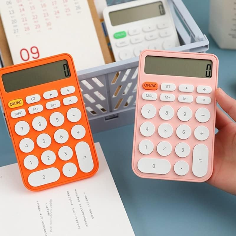 MJWDP Candy Color ručni kalkulator studentskih učenja pomoćnika kalkulatora Računovodstveni ženski specijalni