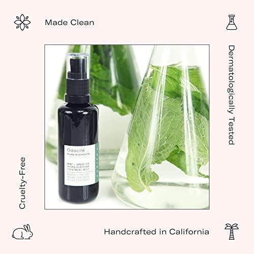 Odacité face Serum for Anti Aging-Mint & amp; Green Tea Hydra-Purifying Mist Glow recept-Acne & amp; Pimple sklon Skin - Clearing Face Mist for Hydration, Flemishes, Concepted Pores, and umorni ten - 1.69 fl. oz