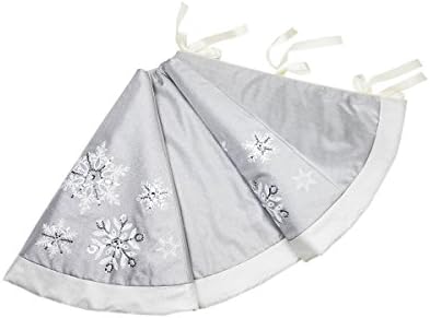 Manor Luxe Svjetlucava Suknja Za Božićnu Jelku Sa Snijegom, 56 Inča