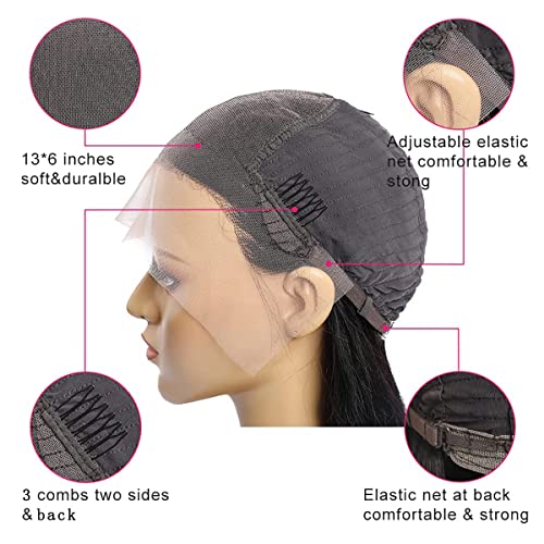 Kratka Bob perika ljudska kosa 13x6 čipkaste prednje perike za crne žene ljudska kosa bočni dio frontalna