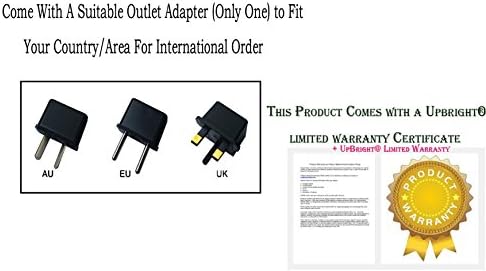 UPBRIGHT 9V 1a AC / DC Adapter kompatibilan sa Envizen ED8860A EF70702 kvartet 9 ED8890A LCD digitalni prenosivi TV DVD plejer 9VDC 1000mA DC9V 1.0 a 9.0 V prekidački kabl za napajanje punjač za kablove