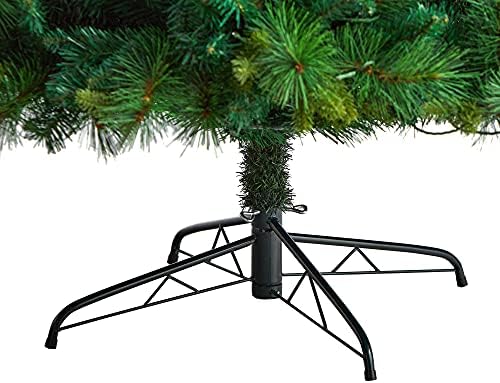8ft. Zapadna Virdžinija puna tijela miješana borova veštačka božićna stablo sa 700 čistih LED svjetla i borovima