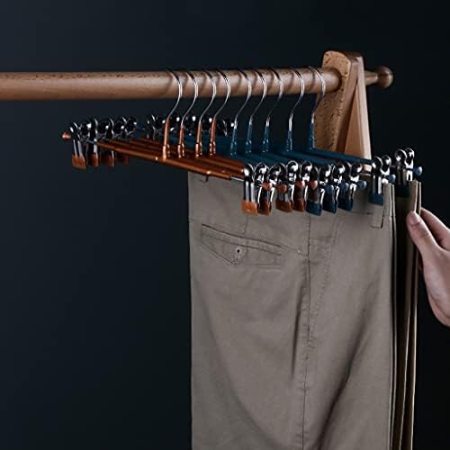 Vješalice za pantnu vješalice Tomyeus, vješalice s kapicom sa klipom Metalna hlača za vješalice