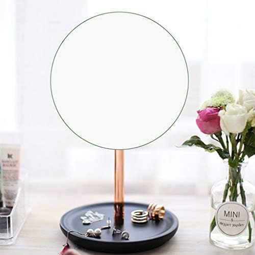 Stolno ogledalo za šminkanje, 180° rotirajuće gvožđe od ugljenične legure HD jednostrano ogledalo za šminkanje