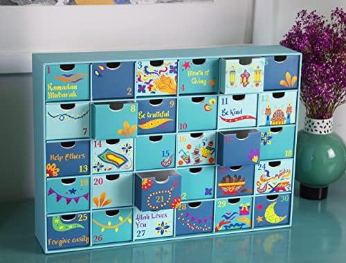 Ramazanski kalendar-dodajte ovu unaprijed sastavljenu kutiju svojim Ramazanskim ukrasima za uređenje