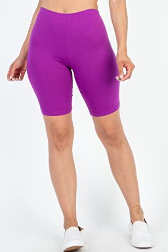EDGELULU ženske aktivne biciklističke kratke hlače-meke rastezljive Ležerne elastične struka Yoga Workout