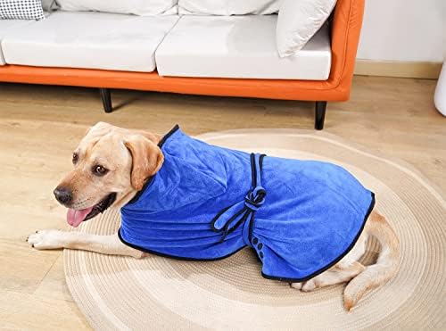 BONAWEN pseći bade mantil Meki Super upijajući luksuzno mikrovlakana za sušenje pasa peškir