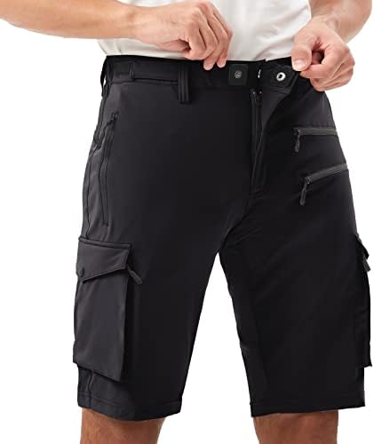 Hiauspor Muški planinarski teretni kratke hlače Brze suhi atletski šorc sa elastičnim strukom za ribolov golf casual