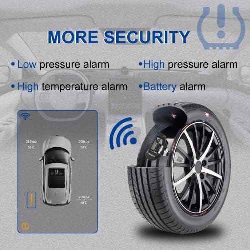 TPMS senzor, 433MHz A0009050030 Zamjena sustava za nadgledanje tlaka guma za Mercedes-Benz B250