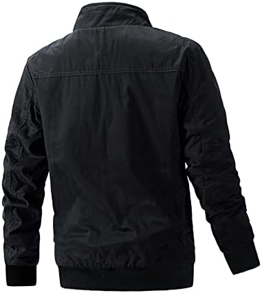 ADSSDQ muški duksevi Pulover, plus veličine Stilsko vježba dugi rukav kaputi Muški pad toplim zip jaknom
