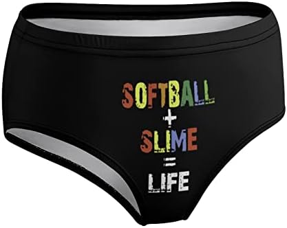 Softball Slime Life ženski rastezljivi donji veš udoban gaćice srednjeg struka dame prozračne gaćice