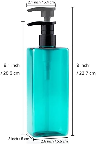 Boce šampona i regenera - Kimqi 3pcs set za pranje karoserije za tuš - 16 Oz / 500ml boca za dispenzer za