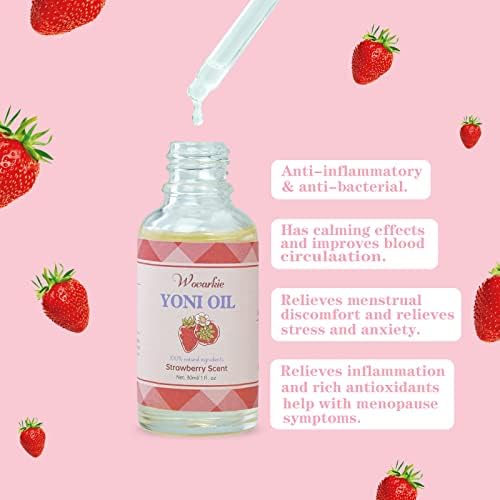 Yoni esencijalno ulje za žene Set od 3, prirodnog ženskog ulja intimni dezodorans za žene, eliminiše