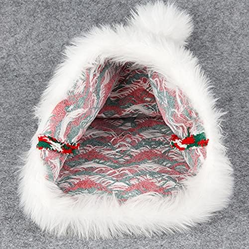 Božić Santa Božić šešir za muškarce žene Unisex baršun Comfort kape za Božić Novu godinu svečani