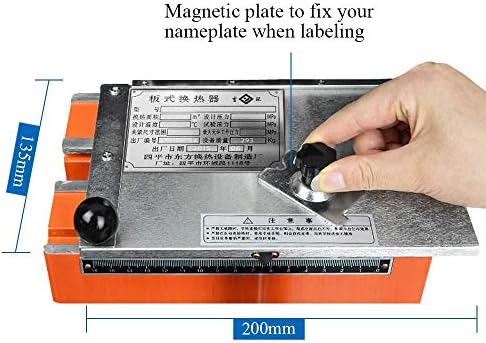 Ručno štampanje metalnih etiketa na pločici Mašina za obeležavanje metala