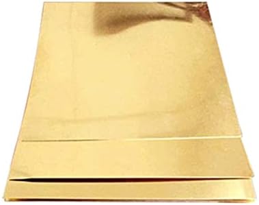 YIWANGO bakarni lim mesing Cu metalni lim folija ploča glatka površina izuzetna Debljina organizacije 0,03 in / 0,8 mm, Mesingana ploča bakarni listovi