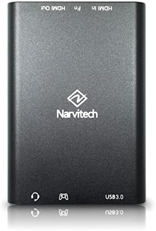 Narvitech NJ300, vanjska kartica za snimanje. 4k60 prolazi, struja i rekorda u 1080p60 sa ultra niskom kašnjenjem na PS5, PS4, Xbox serije X / S, u OBS i još više, na PC i Mac-u. Podržava zarobljenost stranke za razgovor.