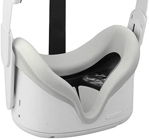 Niuvr pokrov za lice silikonske jastuke Kompatibilan je s oculus Quest 2 VR, brtveni pad za curenje lica za brtvljenje kompatibilno sa metaz kasnim priborom, znojnim sredstvom za pranje za propuštanje