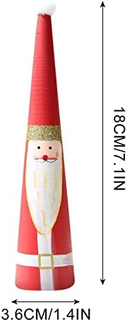 GOODTRADE8 Božić dekorativni Santa Claus ukrasi, drveni Božićni desktop Ornament Santa Claus stolna