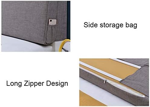 WYFDC LINEN kauč na razvlačenje velikih mekih tapeciranih uzglavljenih uzglavljenih klinača za naslon za naslon za poziciju Čitanje jastuka sa preklopnim poklopcem)