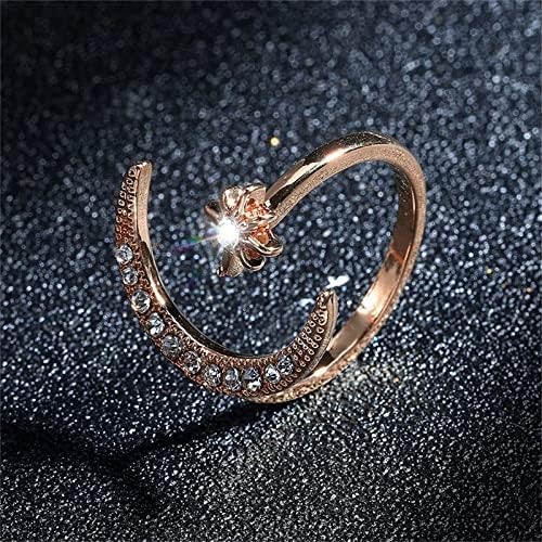 2023 Novi prsten za prsten umetnuli Micro dame xingyue Open cirkon podesivi prstenovi oralni prsten
