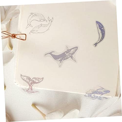 DiDiseaon 1125 listova za kućne ljubimce Vintage naljepnica Vintage Decor poklon naljepnice Whale naljepnice