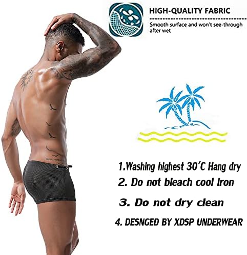 Muški kupaći kostim podesivi vodosnažnog struka za brzo suho plivanje