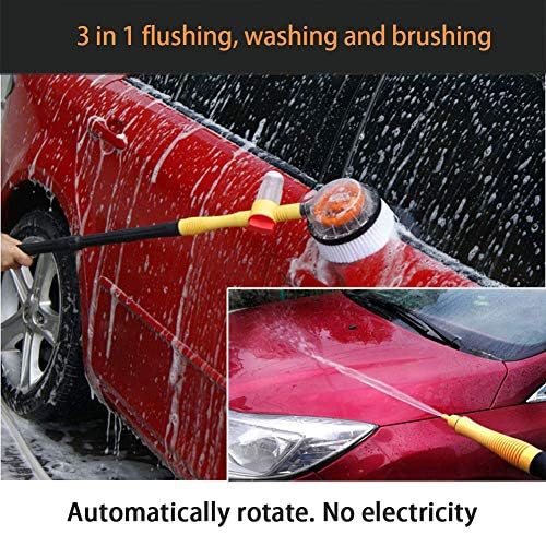 DSJ automobil Automatiziva rotirajuća četkica za čišćenje Podesiva dužina tlaka Sprej za sprej Spužva čisti alat sa sapunom za pranje automobila / set A / 20m