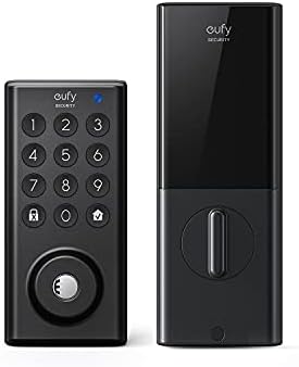 EUFY sigurnosni zaključavanje vrata bez ključa, kontrola aplikacija, Bluetooth elektronični deadbolt, BHMA