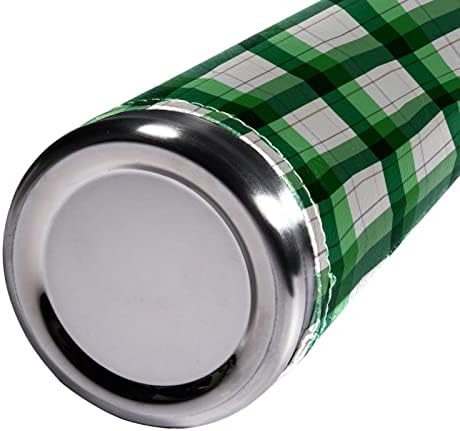 SDFSDFSD 17 oz Vakuum izolirane boce od nehrđajućeg čelika Sportska kavana Putna krigla FIKSNA KUĆA Omotana BPA besplatna, zeleni bež uzorak