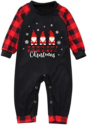 XBKPLO božićne pidžame za obitelj xmas pidžamas pjs with with odjeća za spavanje Podešavanje Porodične pidžame