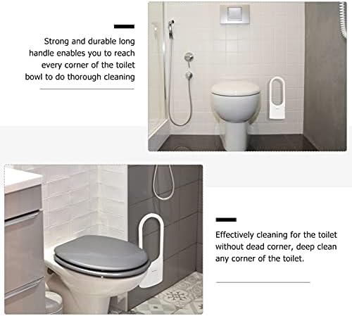 Alipis 3pcs zidni wc wc za čišćenje toaletnog četkica sa držačem za čišćenje WC za čišćenje