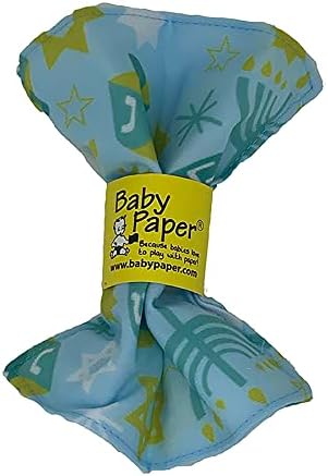 Baby Paper Chanukah Print Sensory Crinkle igračka za bebe & mala djeca | netoksična, periva, odlična za tuširanje beba