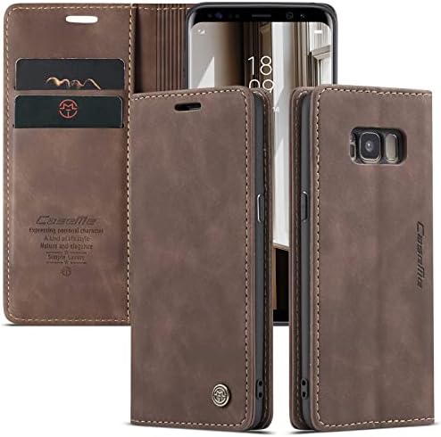 Xyx torbica za novčanik za Samsung Galaxy S8 SM-G950, mat tekstura Retro PU kožni novčanik Flip