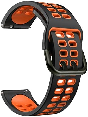 CEKGDB 22mm Silikonske trake za Suunto 9 Peak na otvorenom Sport Smart Watch Prozračiva za narukvicu za zamjenu