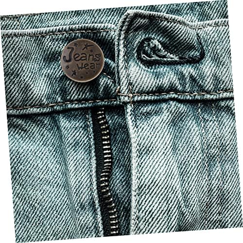 FAVOMOTO 180 PCS Jeans tipke za tastere gumbi Jean dugme Trenutno podesivo dugme dugma za bakrene