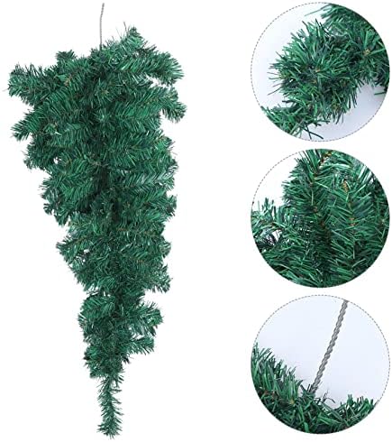 Naopako božićno drvce, umjetna PVC suza stablo umjetna ulazna vrata za ljuljanje zelenog obrnutog drveta za