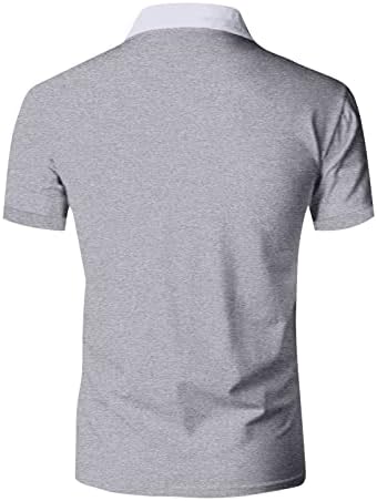 Muški kratki rukav Polo majice sa zatvaračem sa patentnim košuljem za golf tenis The Works Sports