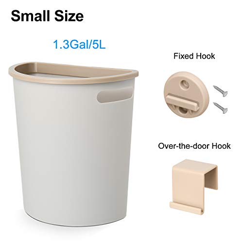 Subekyu mala kanta za smeće, viseća kanta za smeće ispod sudopera, Plastična korpa za otpatke preko vrata