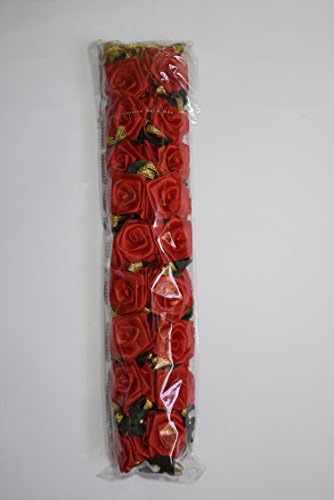 Indijski Garland Haar Mala za idol od 8 inča do 1 noge / okvir Red Rose