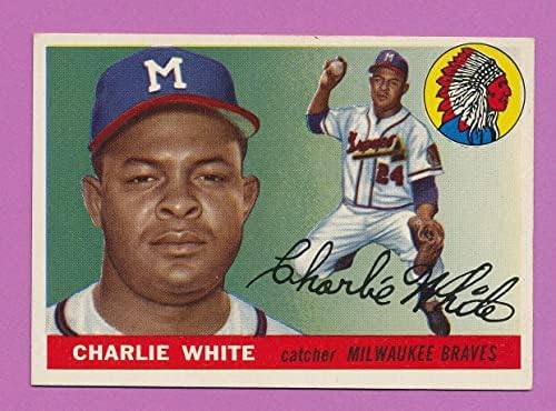 EX-MT + Charlie White 1955 TOPPS 103 Neotkrivena vitrantna boja MLB * TPHLC - nepotpisane olimpijske kartice