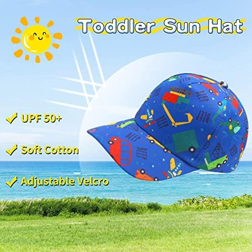 Duyoyeree Kids bejzbol kapa Sunčana šešir Podesiva lagana mekana ljetna plaža Play Hat za male dječake malih dječaka