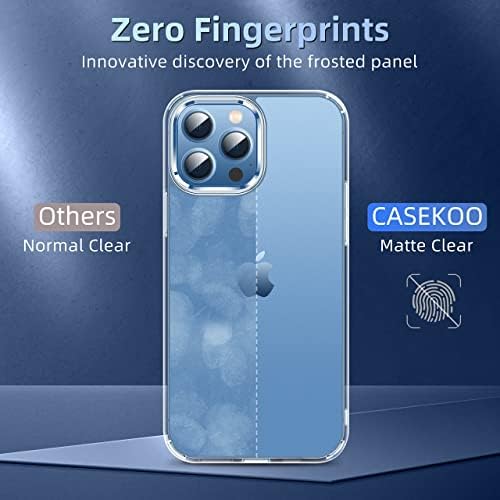 CASEKOO za iPhone 13 Pro zaštitnik ekrana & amp; mat Clear Case Everfrost serija 6,1 inča 2021