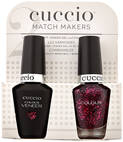 Cuccio Matchmaker - boja laka za nokte & furnir Gel lak - groznica ljubavi - za manikir & pedikir, puna pokrivenost - dugotrajan, visok sjaj-okrutnost, formaldehid & Bez toluena-2 kom
