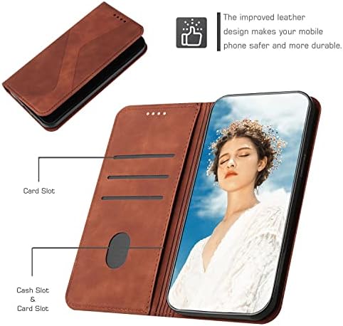 Telefon zaštitni Flip Case novčanik slučaj za Motorola Moto G72, kompatibilan sa Motorola Moto G72